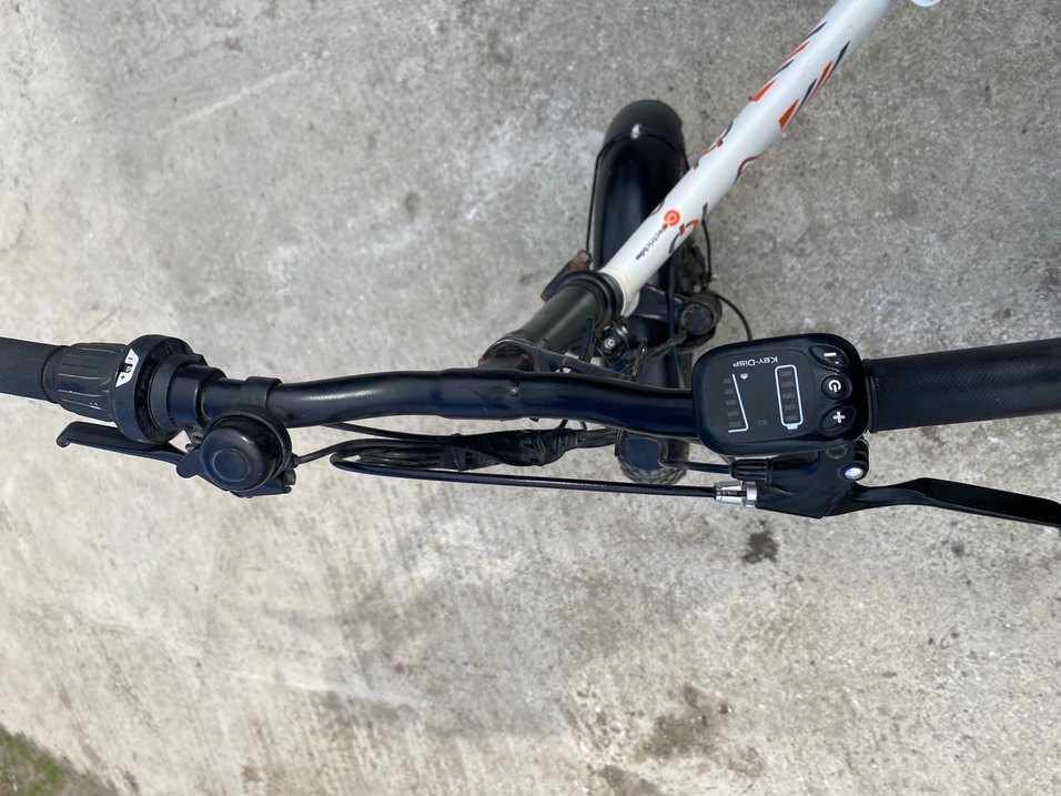 Beyaz OLA katlanabilir Elektrikli Bisiklet - Görsel 4