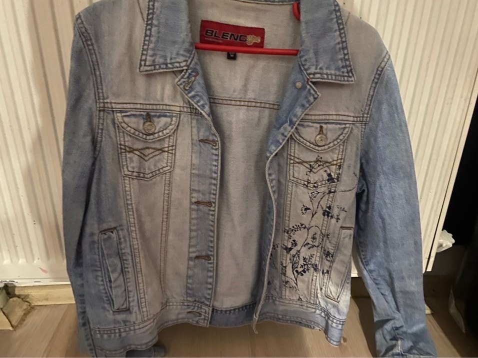 Vintage kot ceket - Görsel 3