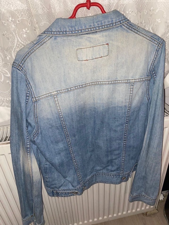 Vintage kot ceket - Görsel 2