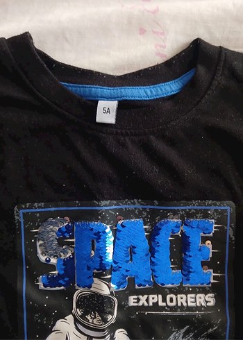 Astronot baskılı sweat - Görsel 2