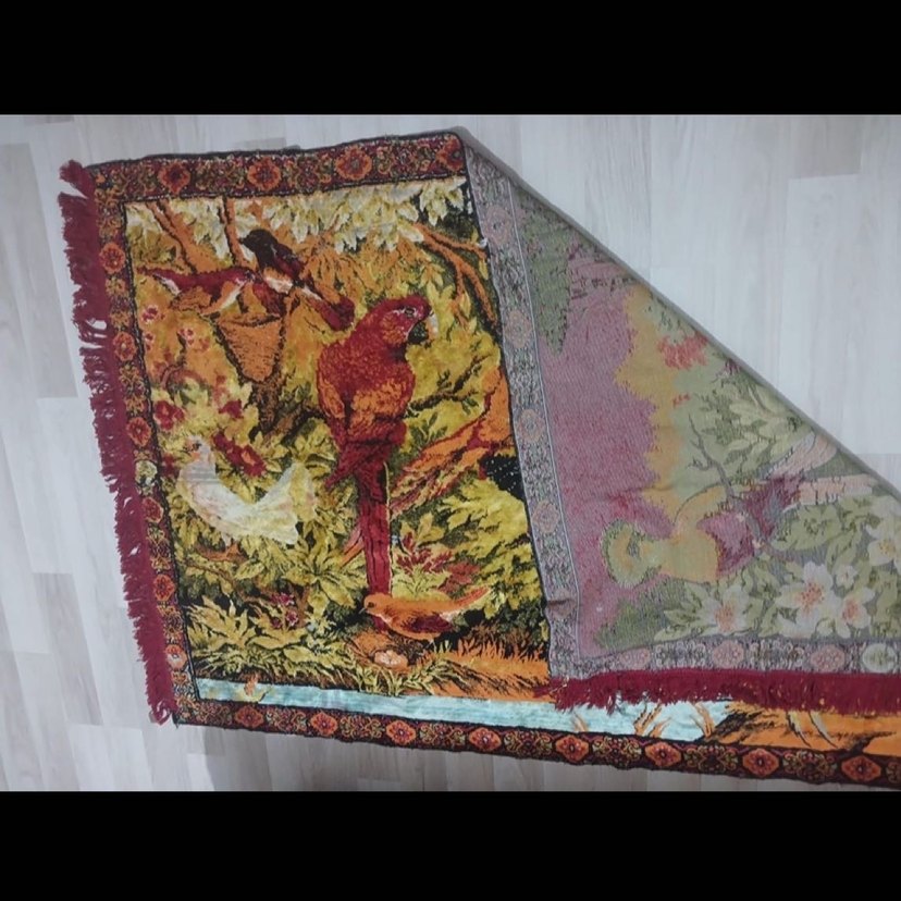 Papağan desenli duvar halısı - Görsel 2