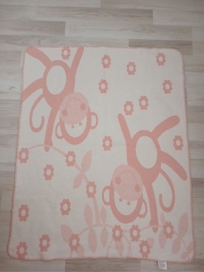 Çift taraflı Pembe Çocuk Battaniyesi - Görsel 2