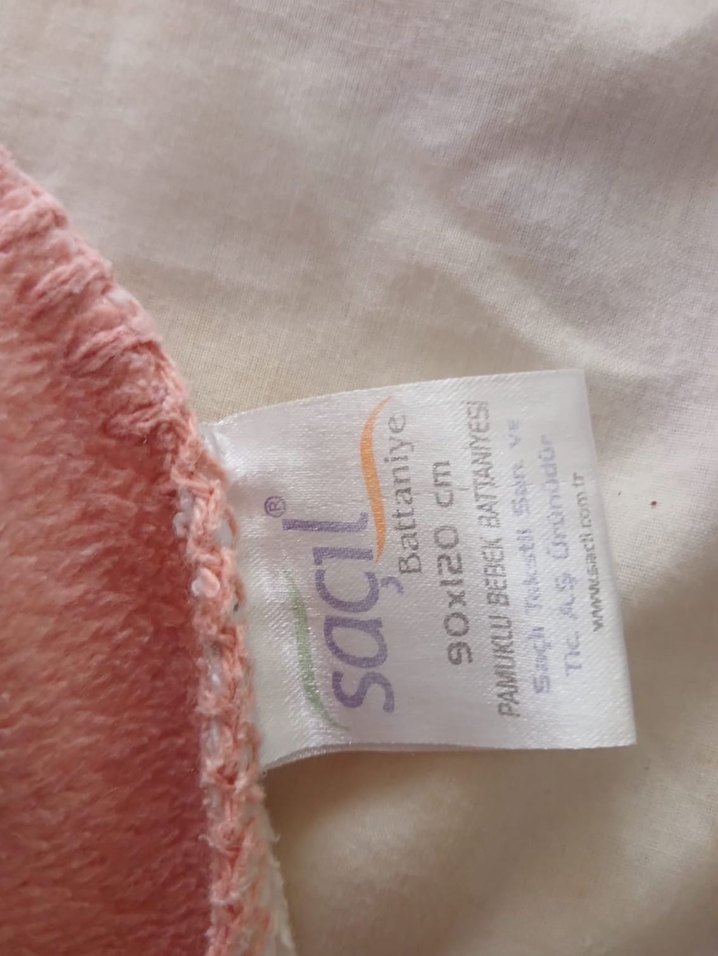 Çift taraflı Pembe Çocuk Battaniyesi - Görsel 3