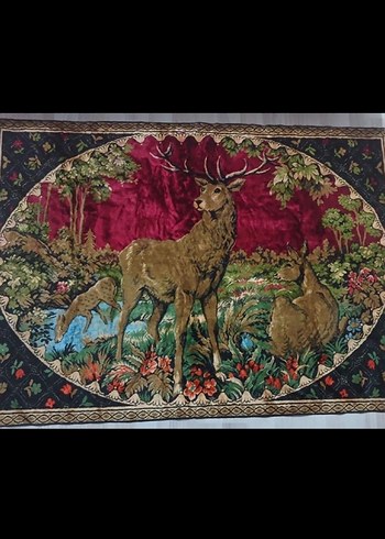 Bohem Geyik Desenli duvar halısı - Görsel 2