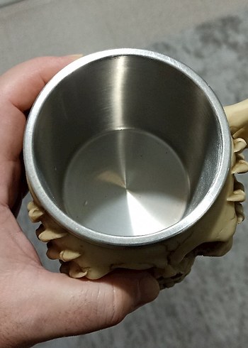 Bej Kafatası Tasarımlı kupa(sıfır ürün) - Görsel 7