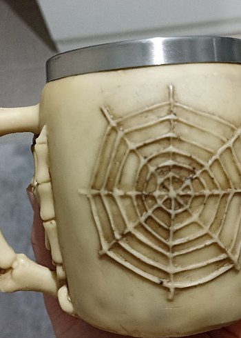 Bej Kafatası Tasarımlı kupa(sıfır ürün) - Görsel 6