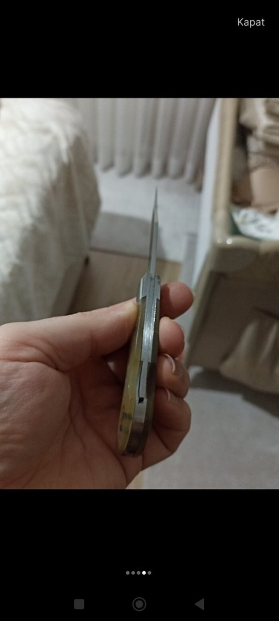 Bej Saplı Katlanabilir Bıçak(sıfır üründür) - Görsel 4