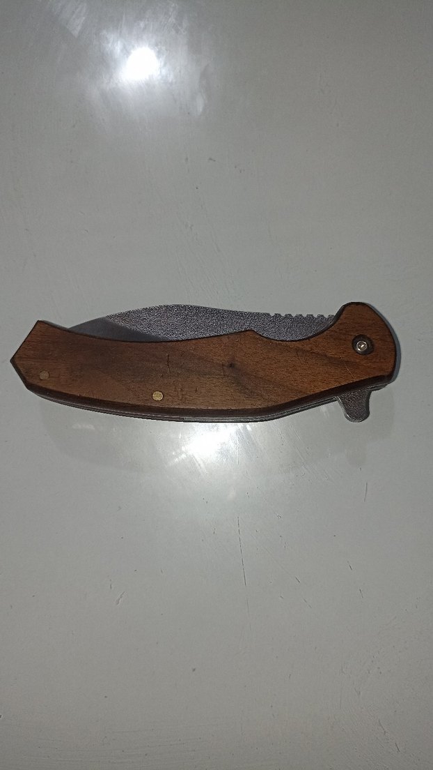 Kahverengi Ahşap Saplı D2 Çakı - Görsel 5