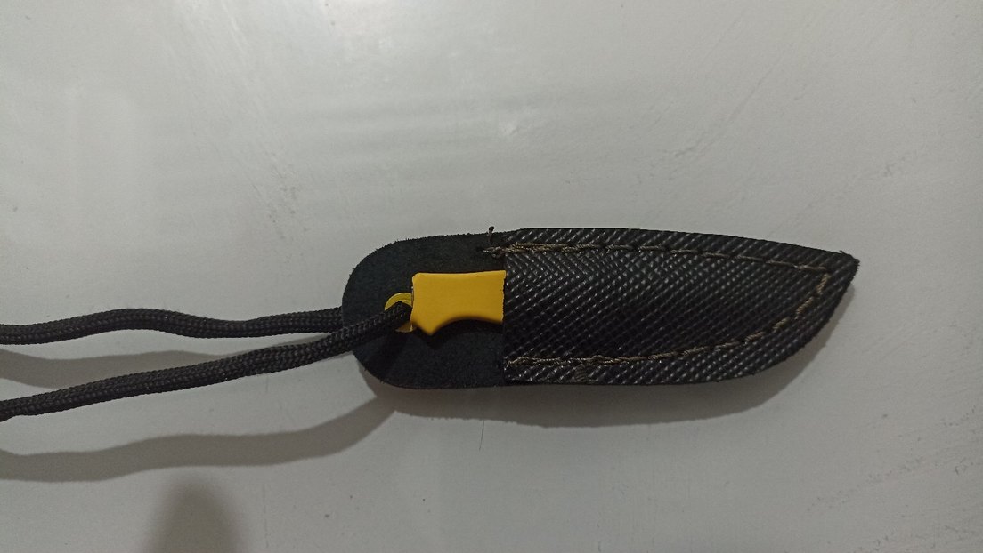 Sarı Saplı Bıçak ve Kılıf(Boyun askı ipli) - Görsel 4