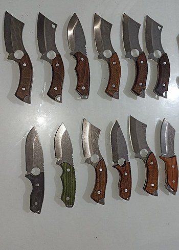 Ahşap Saplı Koyu Renkli Bıçak Seti(tekli fiyattır) - Görsel 3