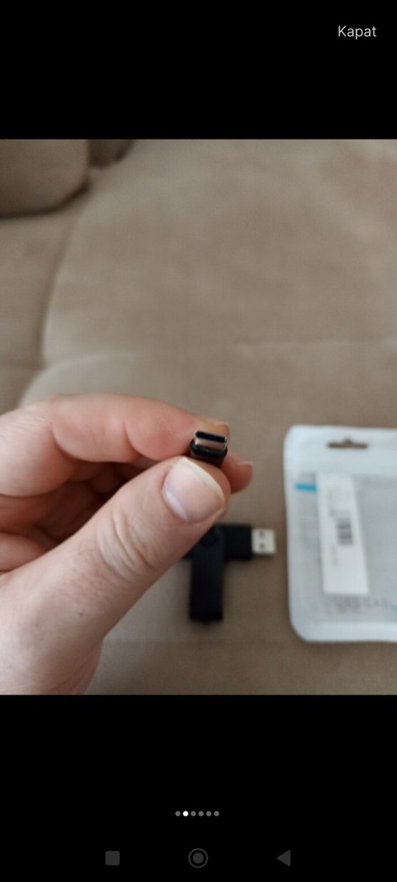 128GB USB BELLEK(DÖNÜŞTÜRÜCÜ DE DAHİL) - Görsel 2