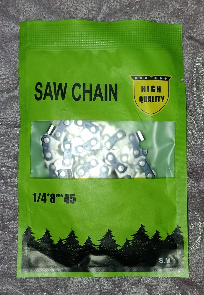 Yeşil Parlak Testere Zinciri(sıfır ürün)Bir pakettir - Görsel 2