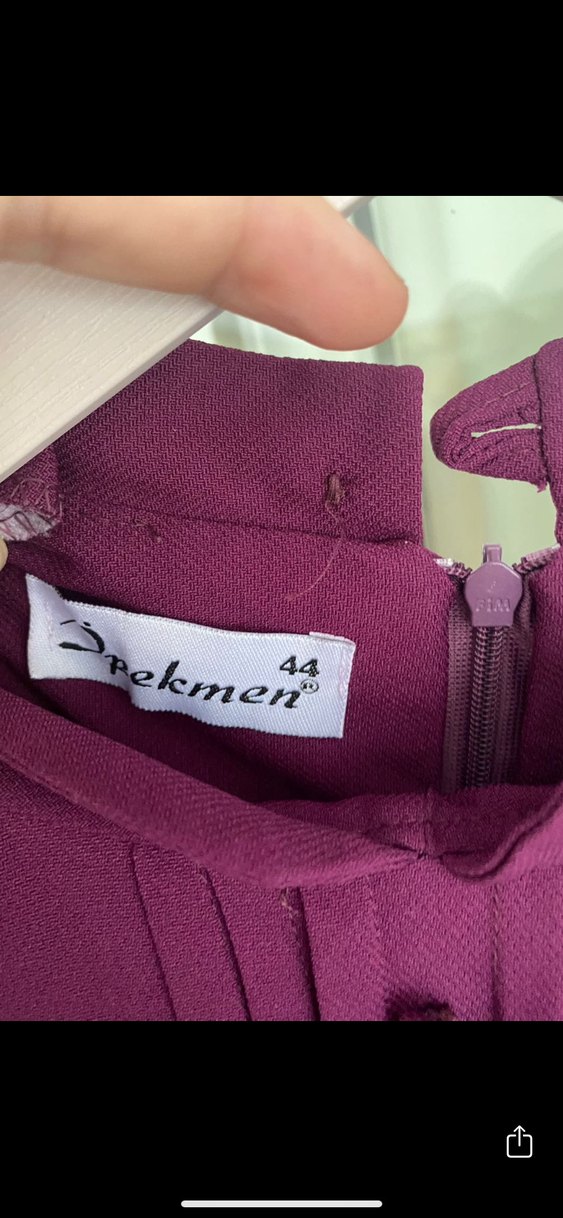 Nakışlı Uzun Kollu Uzun Elbise - Görsel 2