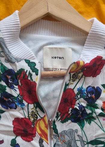 Çiçek Desenli Bohem Kadın Ceket - Görsel 3