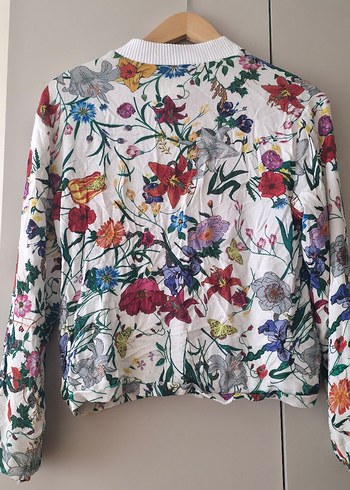 Çiçek Desenli Bohem Kadın Ceket - Görsel 2