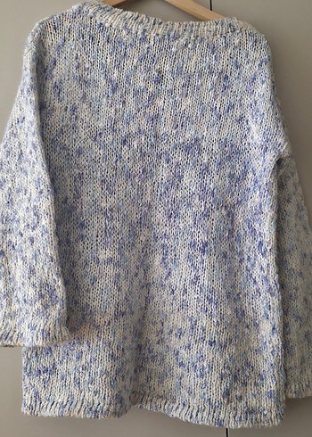 Mavi Bohem Örgü Kadın Kazak - Görsel 2