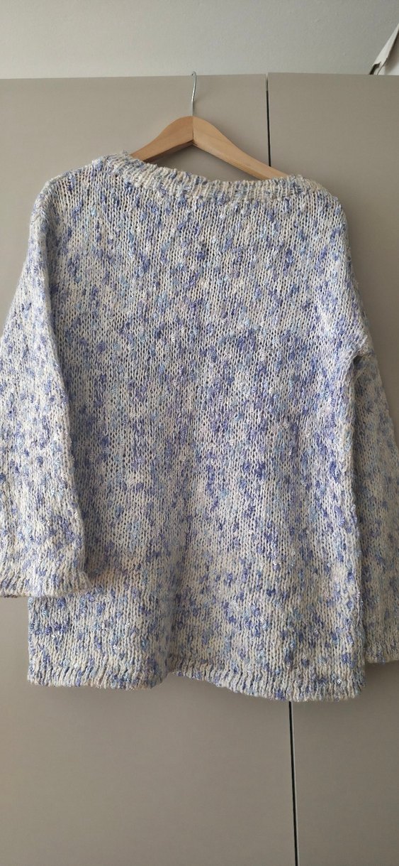 Mavi Bohem Örgü Kadın Kazak - Görsel 2