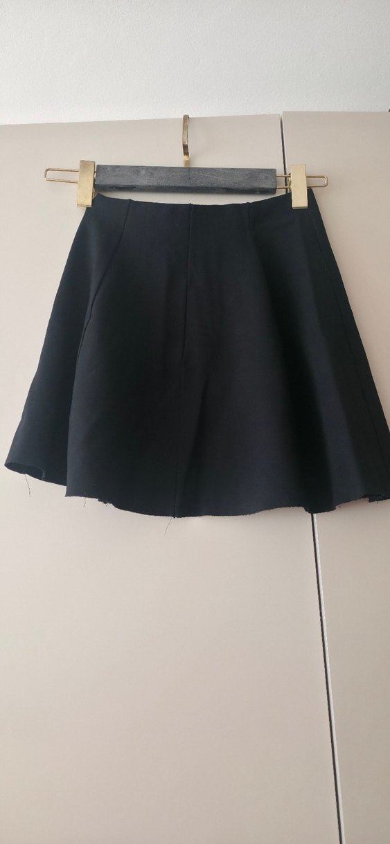 Siyah Pilili Mini Etek - Görsel 2