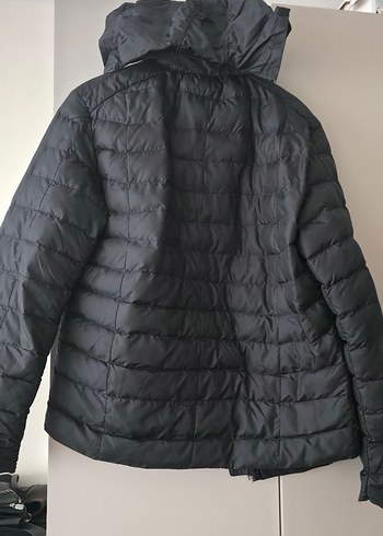 Siyah Fermuarlı Kadın Mont - Görsel 2