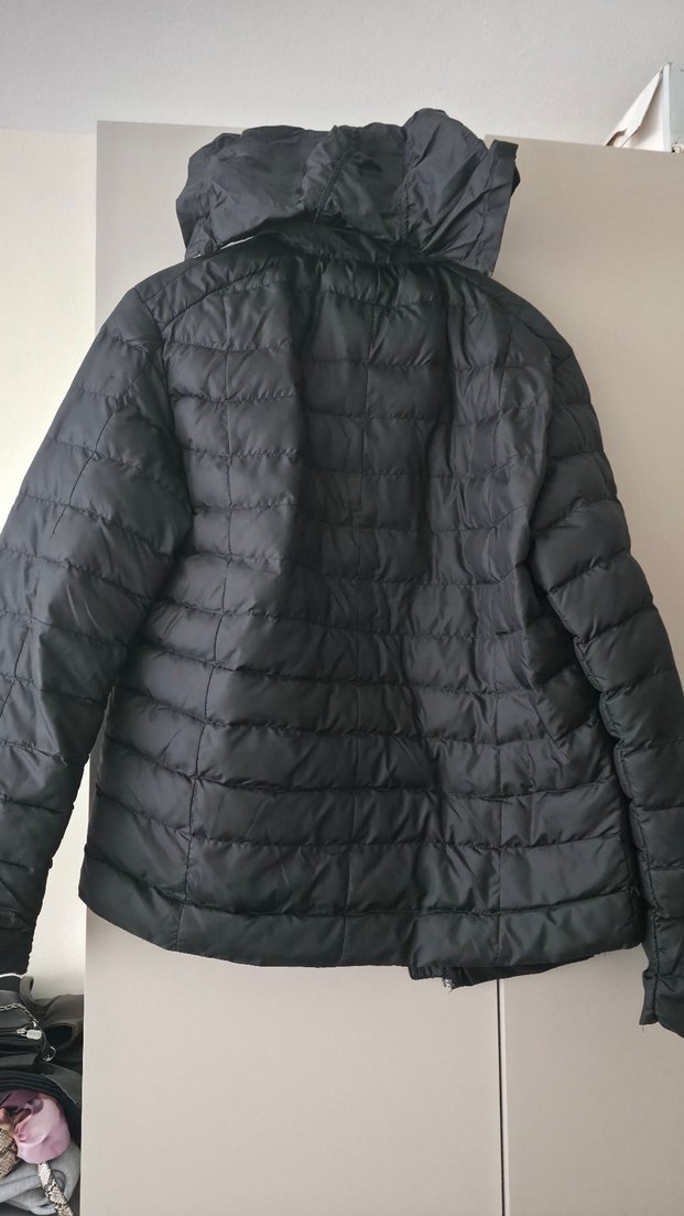 Siyah Fermuarlı Kadın Mont - Görsel 2