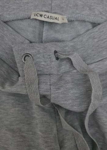 Gri Rahat Kesim Kadın Eşofman Altı - Görsel 3