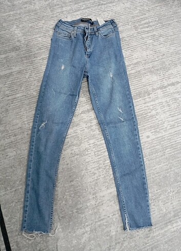Slim fit kot pantolon