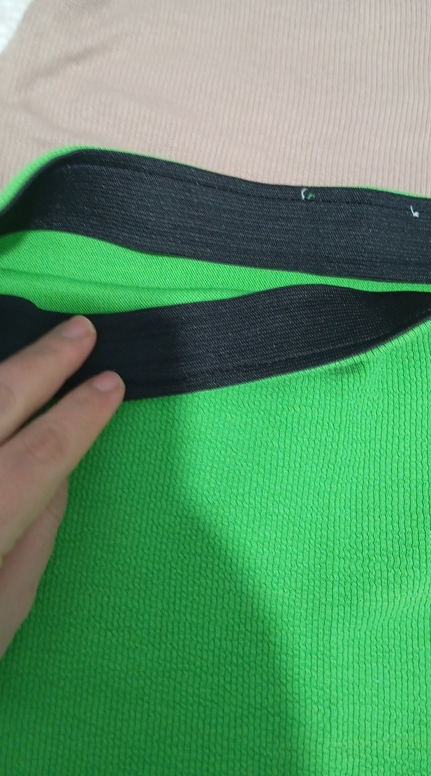 Yeşil Midi Etek crop hediyeli - Görsel 3