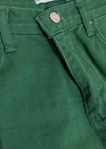 Kadın Haki  Regular Fit Kot Pantolon - Görsel 2