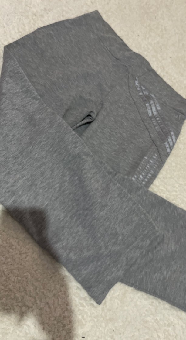 Gri Kadın Spor Eşofman Altı Elastik Bel - Görsel 2