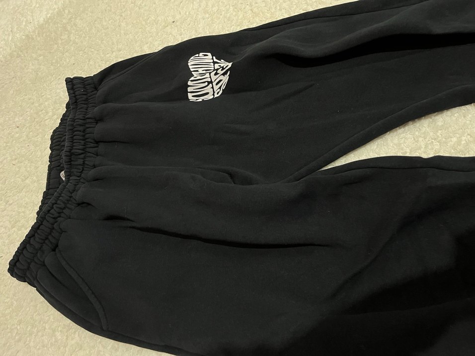 Siyah Kadın Rahat Kesim Eşofman Altı - Görsel 2