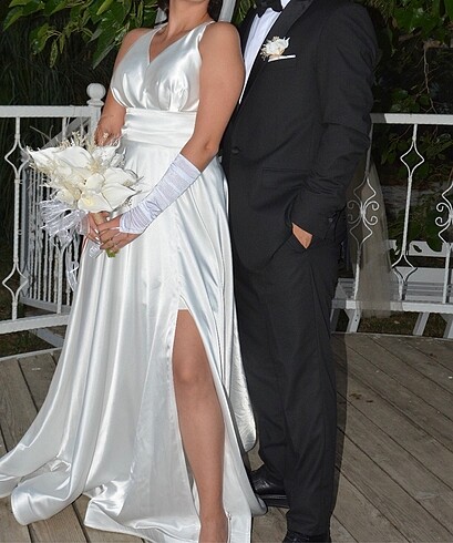 GELİNLİK/ SATEN ELBİSE - Görsel 4