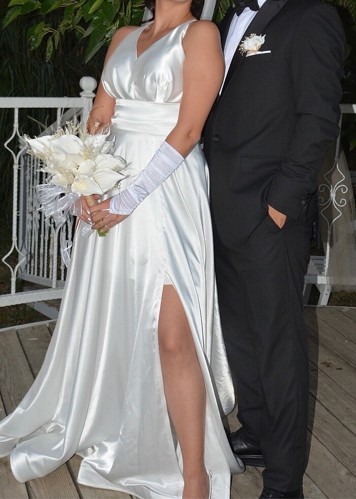 GELİNLİK/ SATEN ELBİSE - Görsel 4