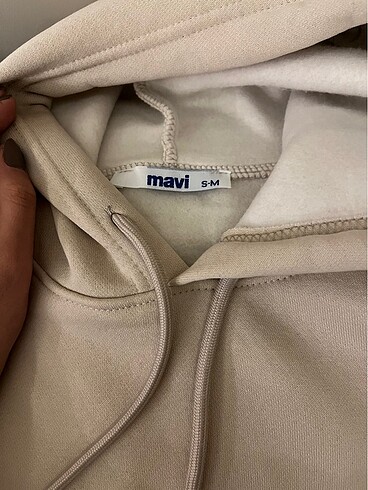 m Beden Orjinal Mavi Sıfır Sweatshirt