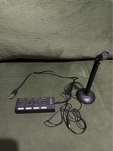USB ÇOĞALTICI VE MİKROFON