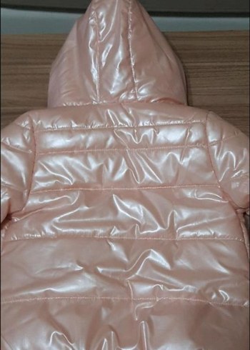 takım Kız Çocuk somon mont rengi Puantiyeli etek - Görsel 4