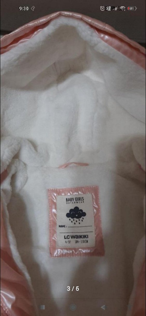 takım Kız Çocuk somon mont rengi Puantiyeli etek - Görsel 5