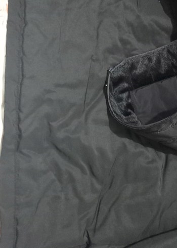 Düğmeli Siyah Midi Erkek Mont - Görsel 6