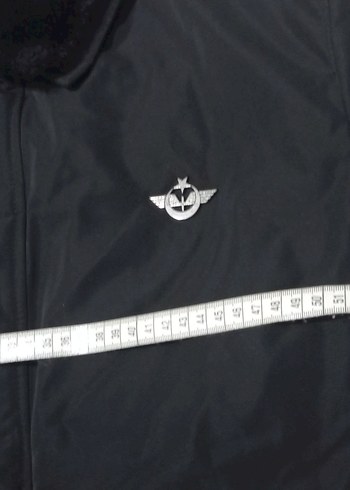 Düğmeli Siyah Midi Erkek Mont - Görsel 13