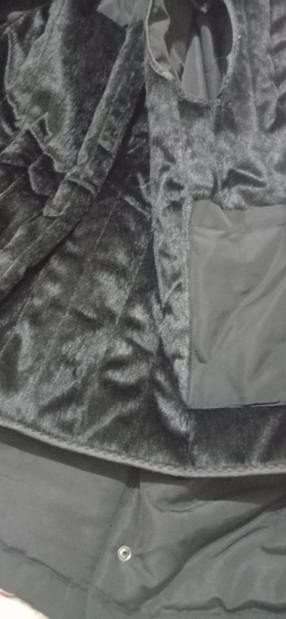 Düğmeli Siyah Midi Erkek Mont - Görsel 5