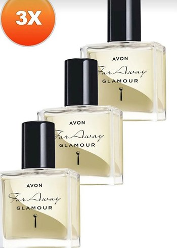 Avon Far Away Glamour Kadın Parfüm 3'lü Set
