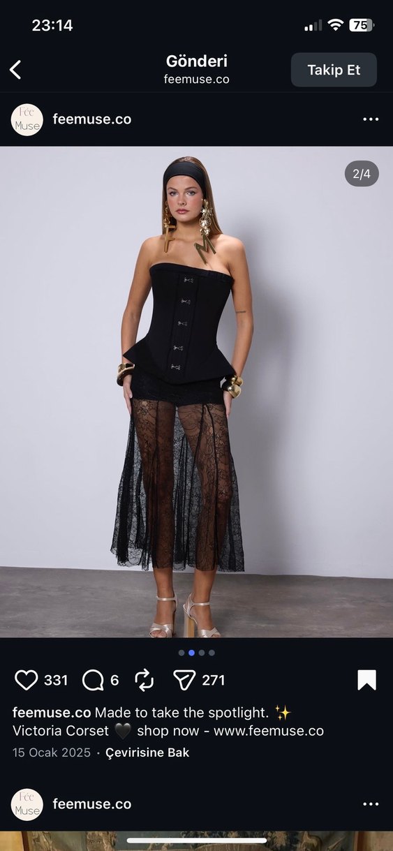 Fee Muse tasarım korse - Görsel 2
