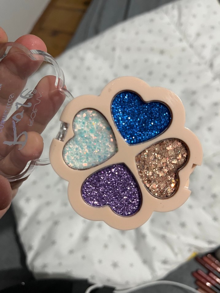 Kalp Şekilli gliytter Far Paleti - Görsel 4