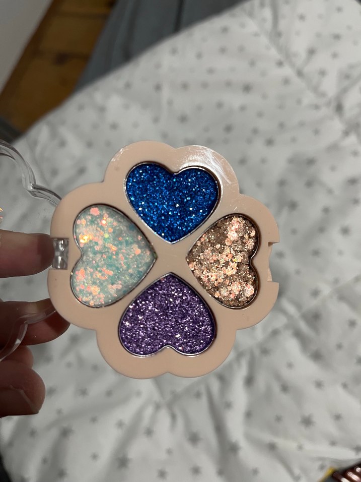 Kalp Şekilli gliytter Far Paleti - Görsel 3