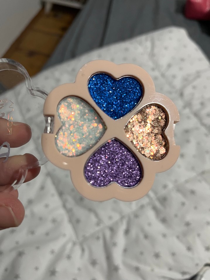 Kalp Şekilli gliytter Far Paleti - Görsel 5