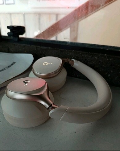 Anker Soundcore Space One On-Ear Bluetooth Headphones - Latte Cr