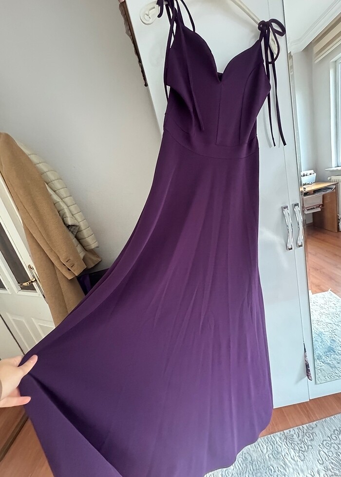 Mor elbise - Görsel 4