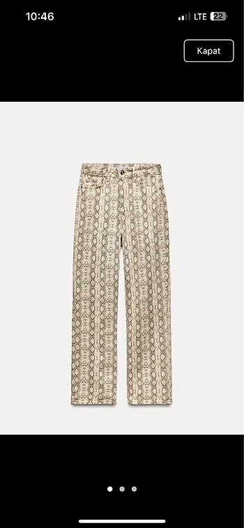 Zara pantolon