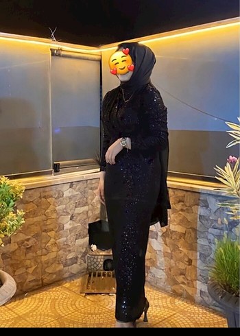 Trendyol & Milla Uzun Siyah Gotik Drapeli Elbise