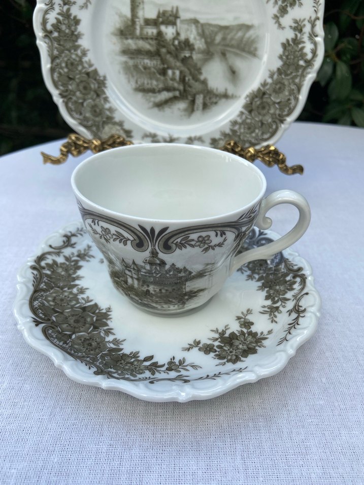 Antika çay trio - Görsel 2