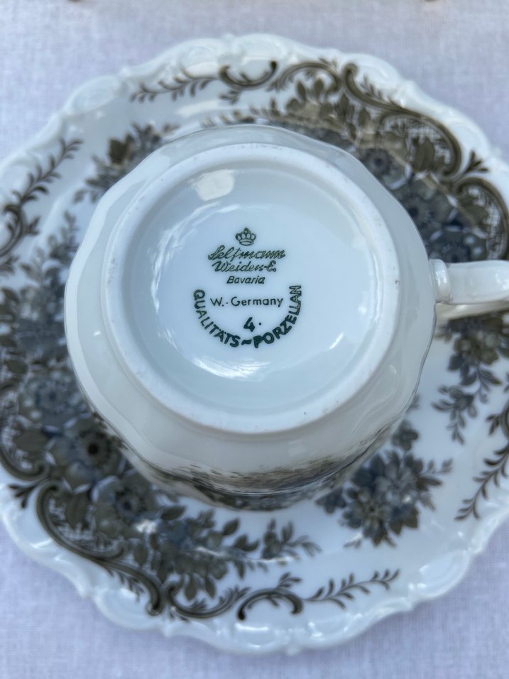 Antika çay trio - Görsel 3